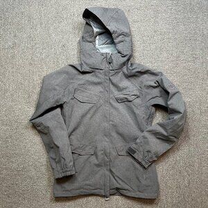 686 Six Eight Six Women's 15,000 mm Full Zip Hooded Smarty Jacket Gray Small
